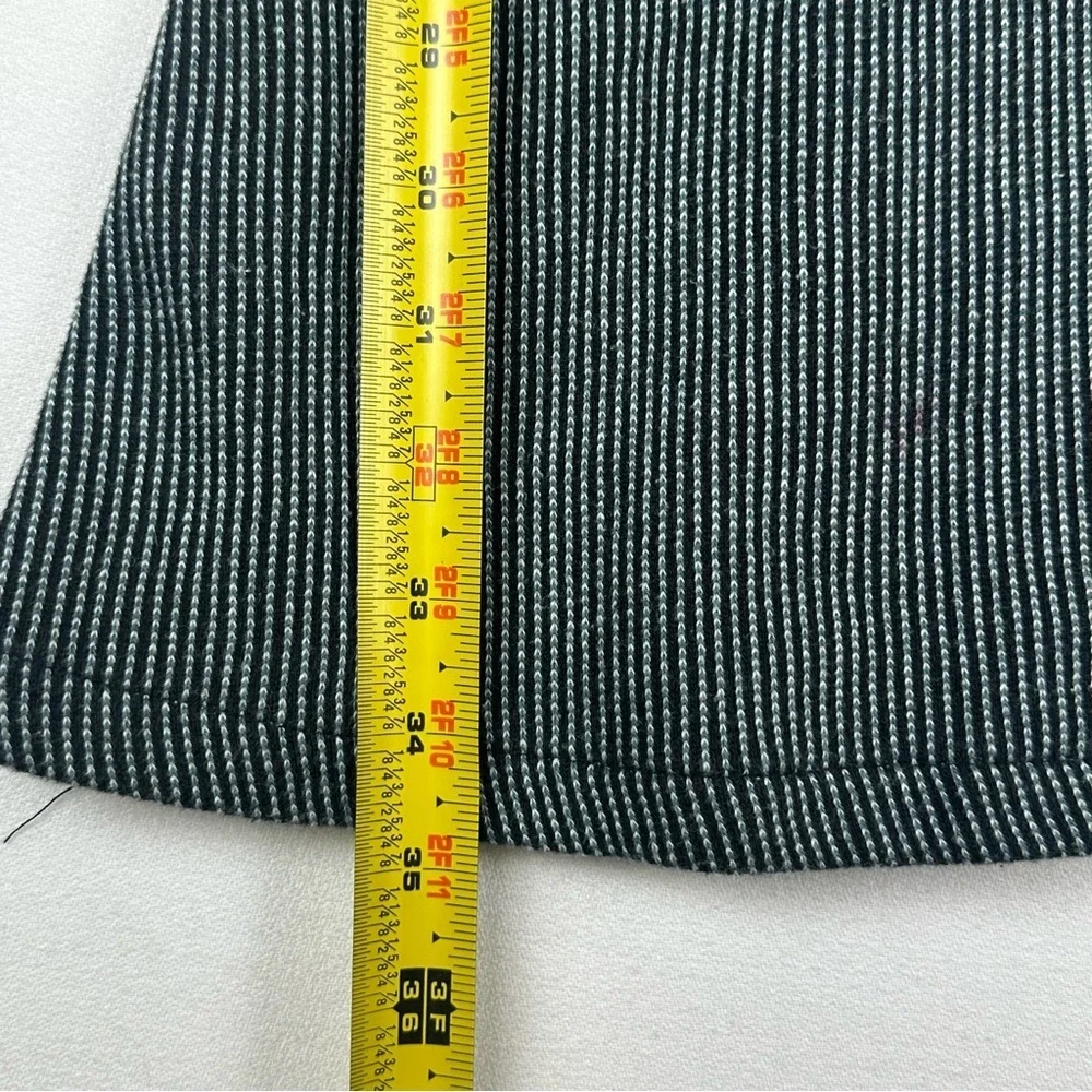 Skunkfunk Faux Wrap A-line Stripe Cap Sleeve Dress A-line - Picture 8 of 10